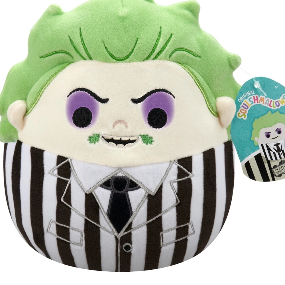 Squishmallows Plush 8‎ inch Beetlejuice - Childs Ultra Soft Stuffed toy